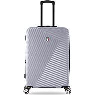 TUCCI T-0118/3 M ABS - stříbrná - Cestovní kufr