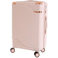 T-class Medium suitcase 218, beige, L - Suitcase