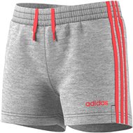 Adidas Essentials 3 Stripes, GREY/PINK, 164 - Shorts