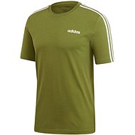 Adidas Essentials 3 Stripes, GREEN, size XXL - T-Shirt