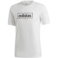 Adidas Box Graphic Tee, WHITE, size S - T-Shirt