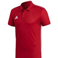 Adidas Core 18 Polo, RED, size S - T-Shirt