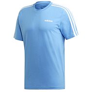 Adidas Essentials 3 Stripes, BLUE, size XL - T-Shirt