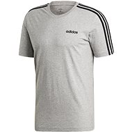 Adidas Essentials 3 Stripes, GREY, size XXXL - T-Shirt