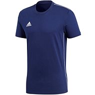 Adidas Core 18 Tee, BLUE, size S - T-Shirt