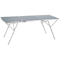 Tectake Jumbo with handle 180 × 70 × 70 cm, silver - Camping Table