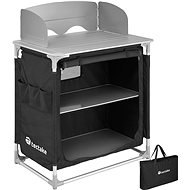 Camping kitchen 76 × 53,5 × 107 cm black - Camping Set