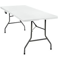 Aluminium folding camping table 80 × 60 × 68 cm grey - Camping Table