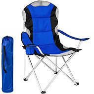 Camping chair padded blue - Camping Armchair
