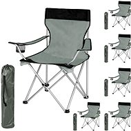 6 Camping chairs grey colour - Camping Armchair