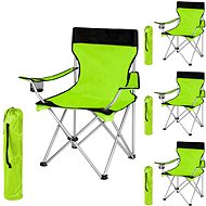 4 Camping chairs green - Camping Armchair