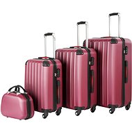 Travel suitcases Pucci set of 4 pcs burgundy - Case Set