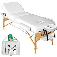 Somwang Folding Massage Recliner 3 Zones White - Massage Table