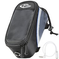 Smartphone holder with bag 20 × 9.5 × 10 cm black with blue - Bike Bag