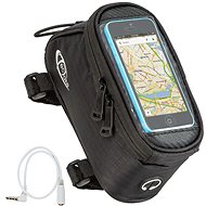 Smartphone holder with bag 18 × 8.5 × 8.5 cm black - Bike Bag