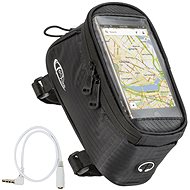 Smartphone holder with bag 20,5 × 10 × 10,5 cm black - Bike Bag