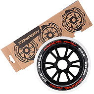 Tempish Radical 110 × 24 86A, white 3 pcs - Wheels