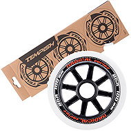 Tempish Radical 100 × 24 86A, white 3 pcs - Wheels