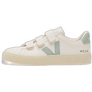 Veja W Recife Logo Chromefree Leather Extra White/ Matcha - Sneakers