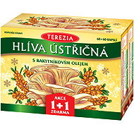 TEREZIA Oyster mushroom with sea buckthorn oil 60 + 60 capsules - limited edition 2025 - Dietary Supplement