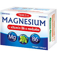 TEREZIA Magnesium + vitamin B6 and lemon balm 120 capsules - Dietary Supplement