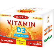 TEREZIA Vitamin D3 2000 IU 90 + 30 tobolek - Multivitamin