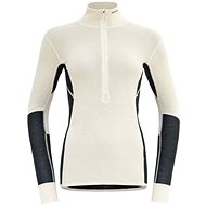 Devold wool mesh 190 zip neck wmn, ink/offwhite - Thermal Underwear