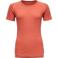 Devold Lauparen merino 190 base tee wmn coral M - Thermal Underwear