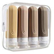 Take it shop Silicone travel bottles 90 ml 4 pcs, apricot - Travel Bottles
