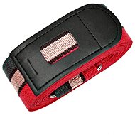 Take it shop Fixed cross strap for suitcase with metal buckle - black, pink, red - Strap on trunk