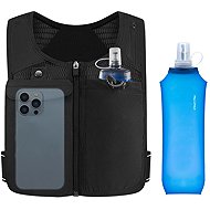 Take it shop Running vest with storage pockets and reflective elements, black, S/M - Running Vest