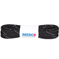 MERCO Multipack 8 pcs PHW-12 for skates waxed black 310 cm - Shoe Laces
