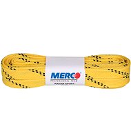 MERCO Multipack 8 pcs PHW-12 for skates waxed yellow 310 cm - Shoe Laces