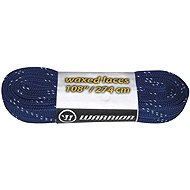 Warrior Waxed hockey skate laces 96"/244 cm, blue - Shoe Laces