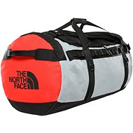 The North Face GILMAN DUFFEL, Grey/Black/Red - Carry Bag
