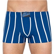 Styx Q761 - blue-white stripe, blue S - Boxer Briefs