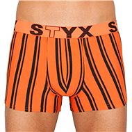 Styx G768 - Orange-Black Stripes, size XL - Boxer Briefs