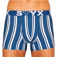 Styx G767 - Blue and White Stripes, Multicoloured, size M - Boxer Briefs