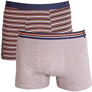 Molvy 2Pack KP-031-BEU, Grey, size L - Boxer Briefs