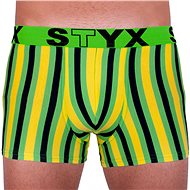 Styx G865 - green yellow stripe, multicolour S - Boxer Briefs