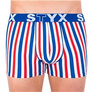 Styx G863 - Red-Blue-White Stripes - Boxer Briefs