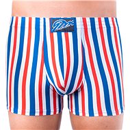 Styx F863 - red-blue-white stripe, multicolour M - Boxer Briefs