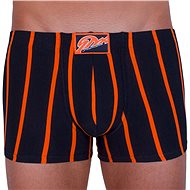 Styx Q669-black-orange stripes, multicolour L - Boxer Briefs