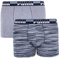 Puma 2Pack 591003001 235 - Grey-Black/Grey - Boxer Briefs