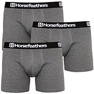 Horsefeathers 3Pack AM067B, Grey, size M - Boxer Briefs