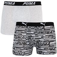 Puma 2Pack 501003001 200 - gray black, multicolour S - Boxer Briefs