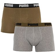 Puma 2Pack 521015001 003 - Khaki/Grey, Mixed Pack - Boxer Briefs
