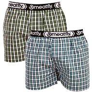 Meatfly 2Pack Bandit - Light blue/green - Boxer Shorts