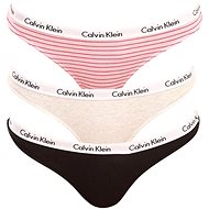 Calvin Klein 3Pack QD3587E-W5A multicoloured size. S - Thong