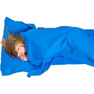 Lifeventure Cotton Sleeping Bag Liner, Blue, Mummy - Sleeping Bag Liner